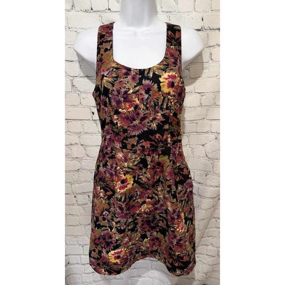 Jack by BB Dakota Tyrian Sheath Floral Sleeveless Dress Size 2